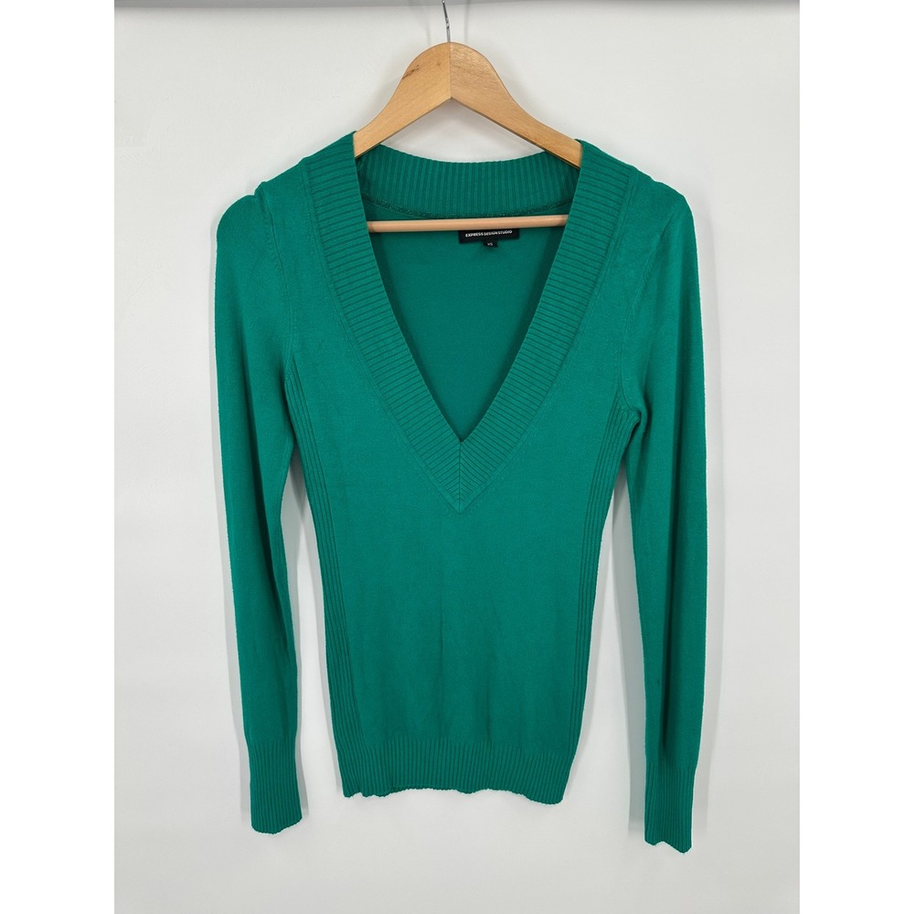 Express Design Studio Sweater Womens XS Classic‎ Minimalist Timeless Casual Cozy